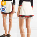 New Fashion Stripe Trimmed Twill Mini Daily Skirt DEM/DOM Manufacture Wholesale Fashion Women Apparel (TA5142S)